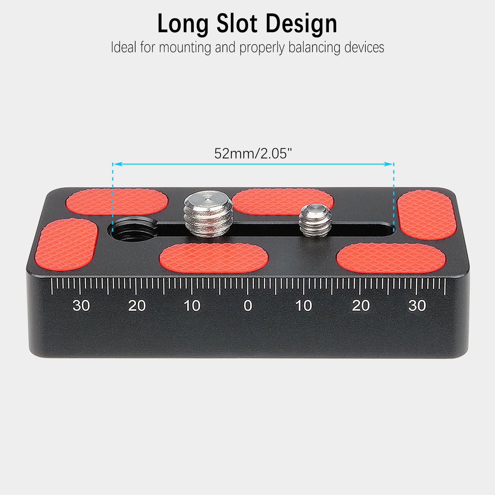 Yueoct 80Mm/3.15'' Telescope Rail Bar Vixen Style Dovetail Mounting Plate, With 1/4'' 3/8'' D Ring Camera Screw For Telescope Sa